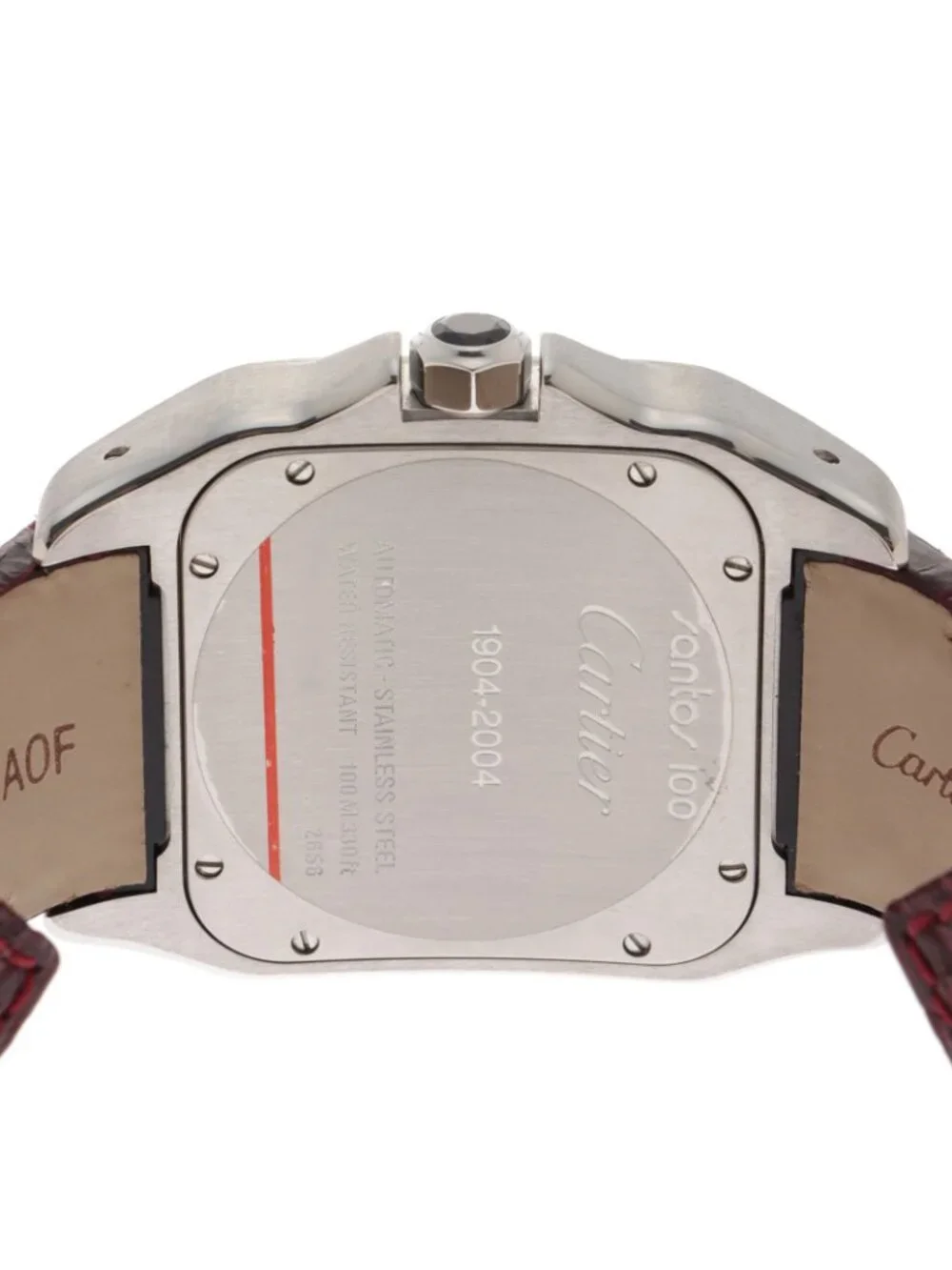 Cartier 100 LM Silver Watch Stainless Steel Automatic